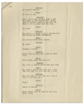 Moe Howard's 9pp. Script of the ''Bert Wheeler Act'' From the Texaco Star Theater Starring Milton Berle, From 1948 -- 8.5'' x 11'' -- Very Good